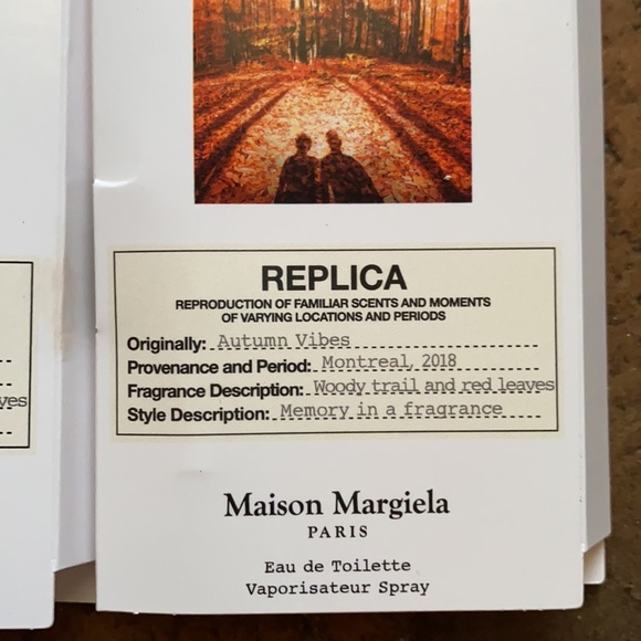 2 samples Maison Margiela Paris REPLICA Autumn Vibes perfume - Picture 3 of 3